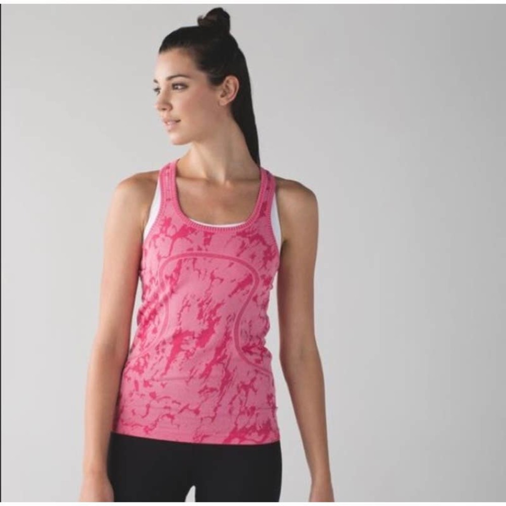 Lululemon Pink Swiftly Tech Racerback Tank Top Size S